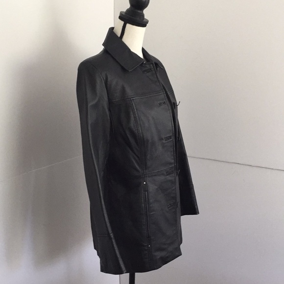 EAST 5th | Black Leather Jacket - Picture 2 of 8